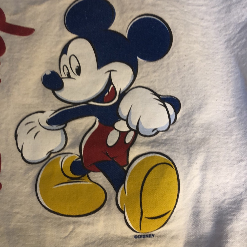 Vintage Made in USA Disney Mickey Mouse 100% Cotton Tote Bag